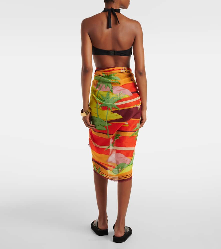 Alémais Palm Island cotton beach cover-up