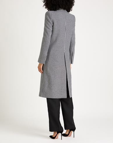 Woman Coat Black Size 10 Wool, Cashmere