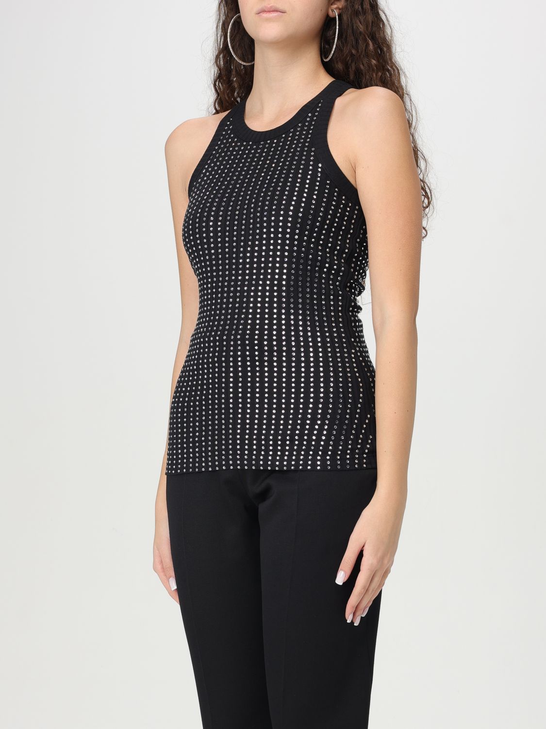 Top Woman color Black