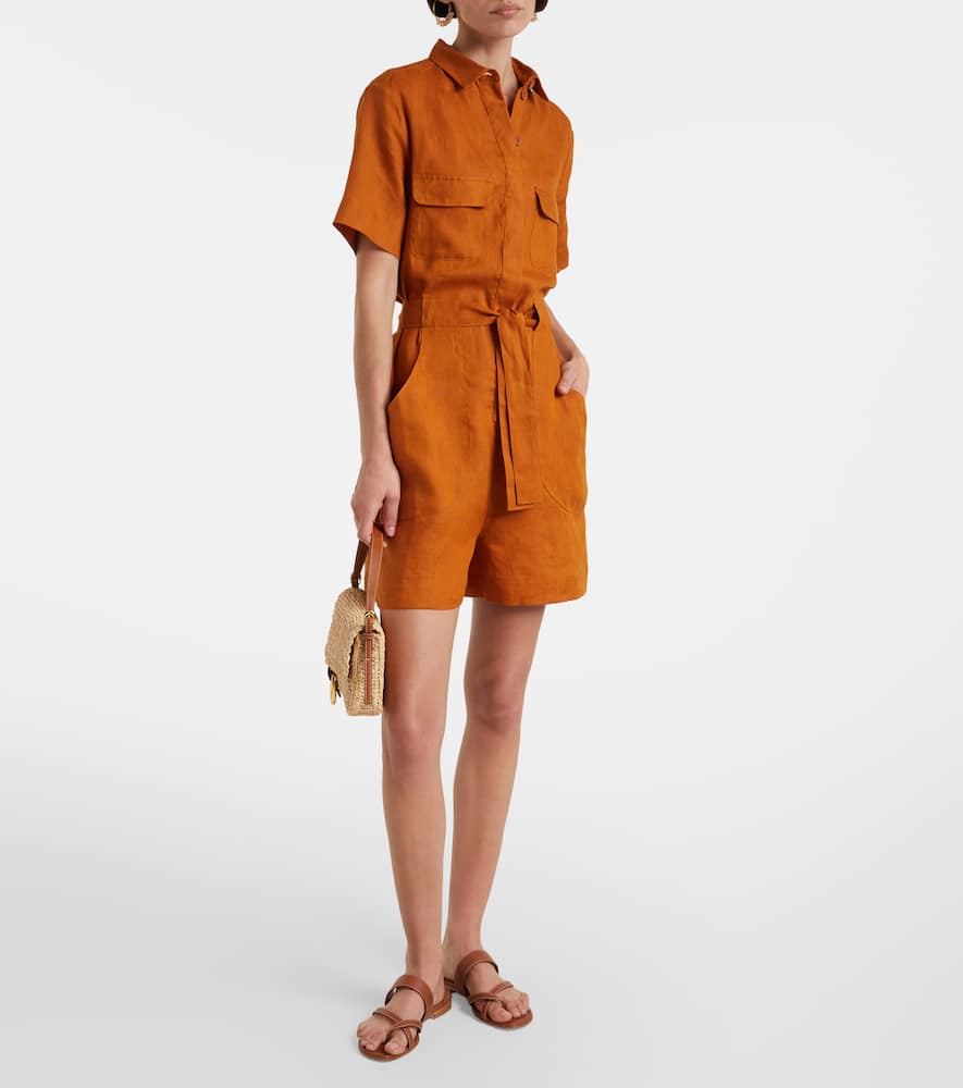 Genereux linen romper