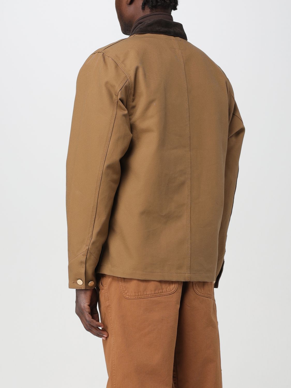 Coat Men color Brown