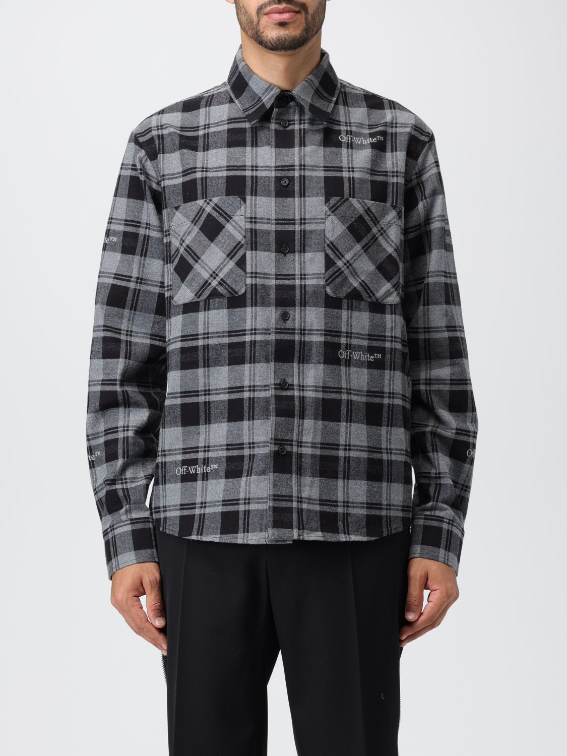 Shirt Men color Grey