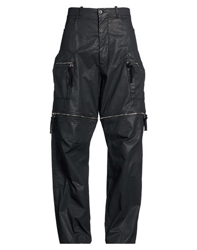 Man Pants Black Size 30 Cotton, Elastane