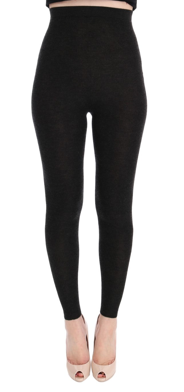 Cashmere Stretch Leggings — Gray