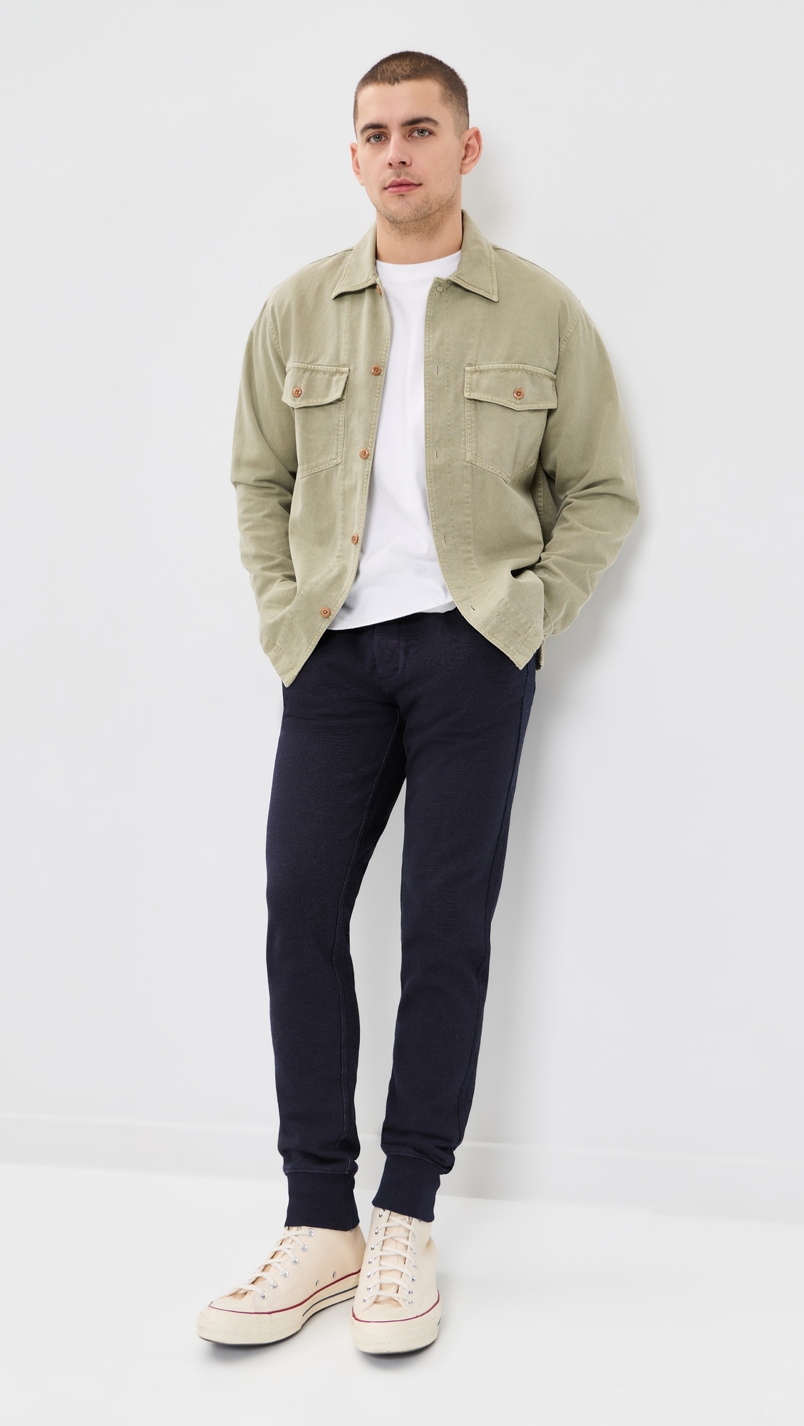 The Sunset Pants Rinsed Indigo Terry