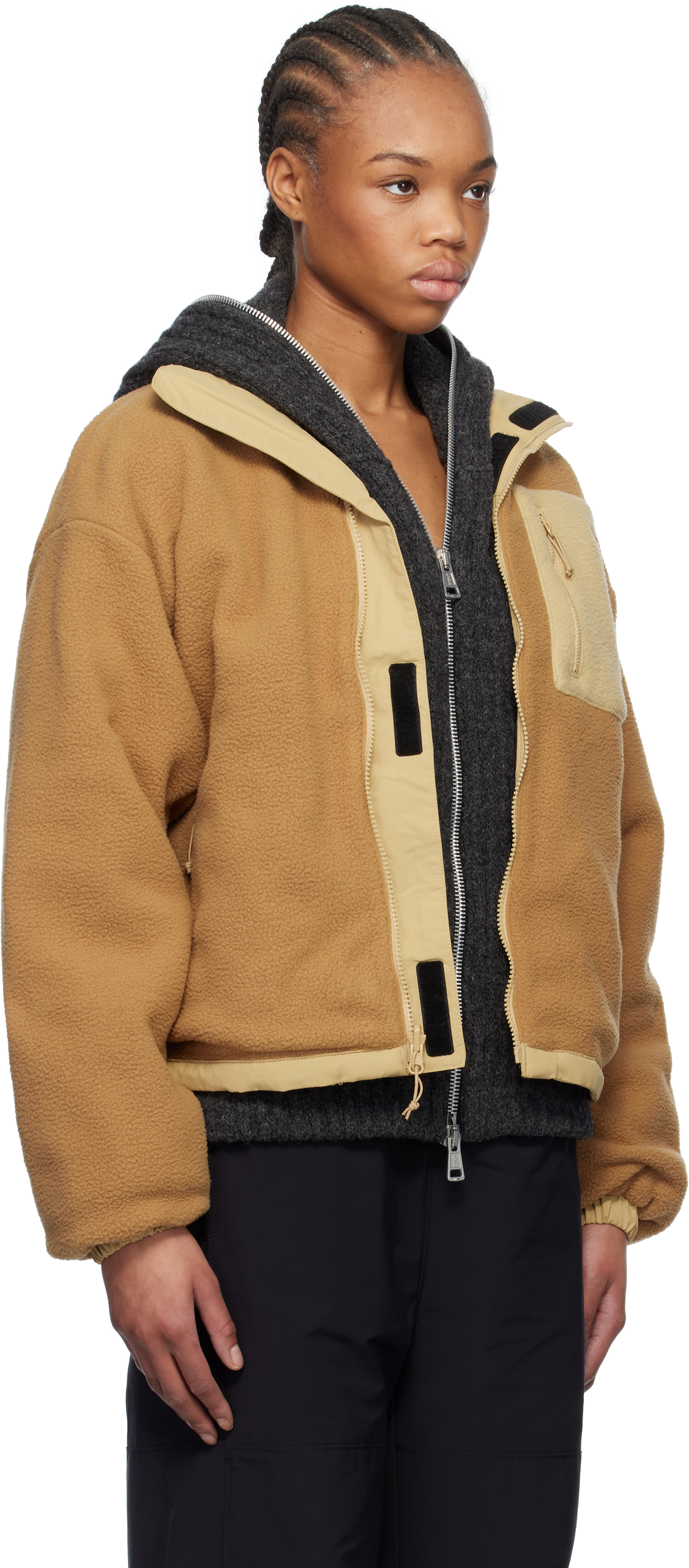 The North Face Brown & Khaki Yumiori Reversible Jacket