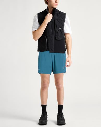 Man Shorts & Bermuda Shorts Deep teal Size XS Polyester, Elastane