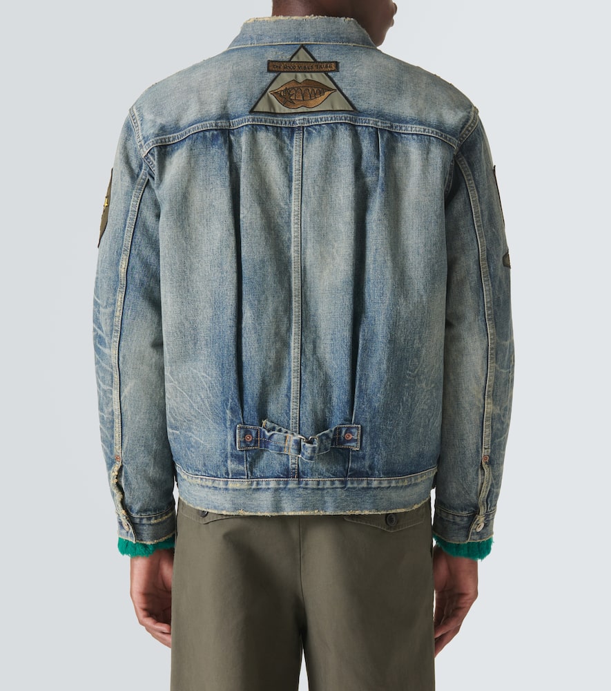 X Mark Gonzales denim jacket