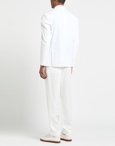 Man Blazer Ivory Size L Cotton