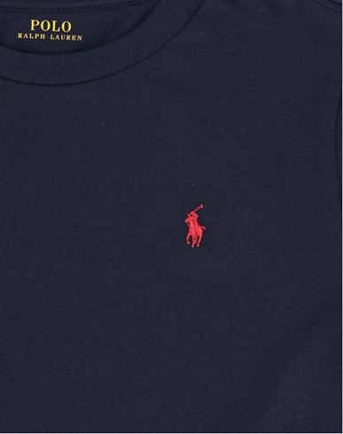 Cotton Jersey Crewneck Tee Kid Boy T-shirt Midnight blue