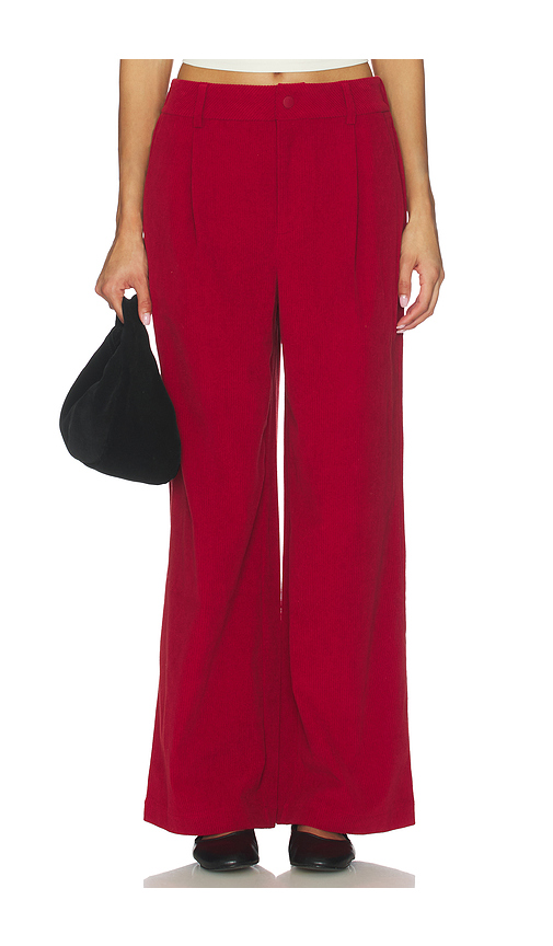 Varley Floris Wide Leg 29.5 Pant in Lemon. L. Also in