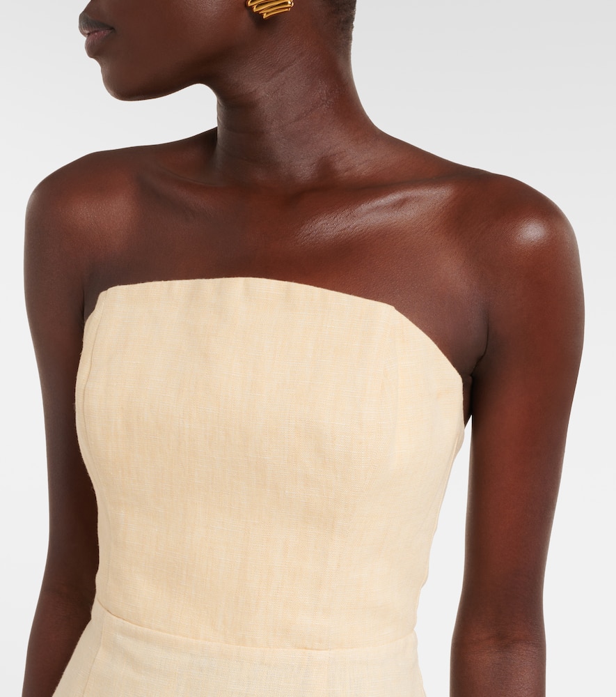 Essie linen maxi dress