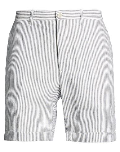 Man Shorts & Bermuda Shorts Midnight blue Size 28 Linen