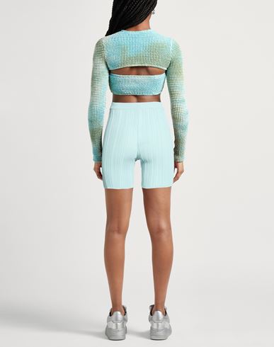 Woman Shorts & Bermuda Shorts Sky blue Size XS Viscose, Polyamide