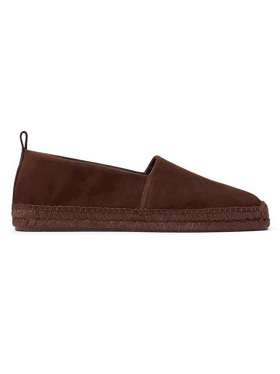Men's Bosworth Suede Espadrilles - Luggage Brown