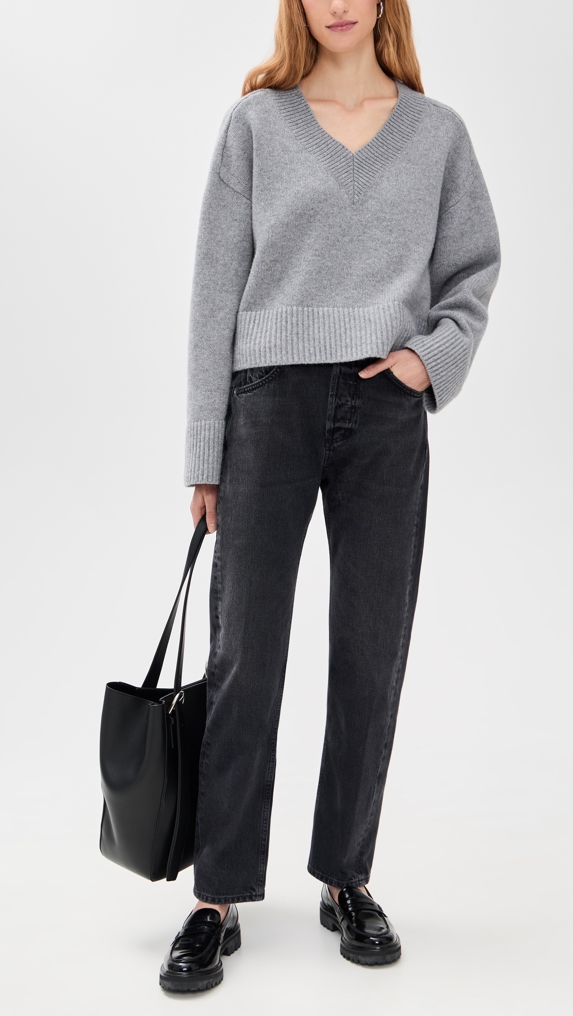 Winslow Long Boyfriend Jeans Vintage Black