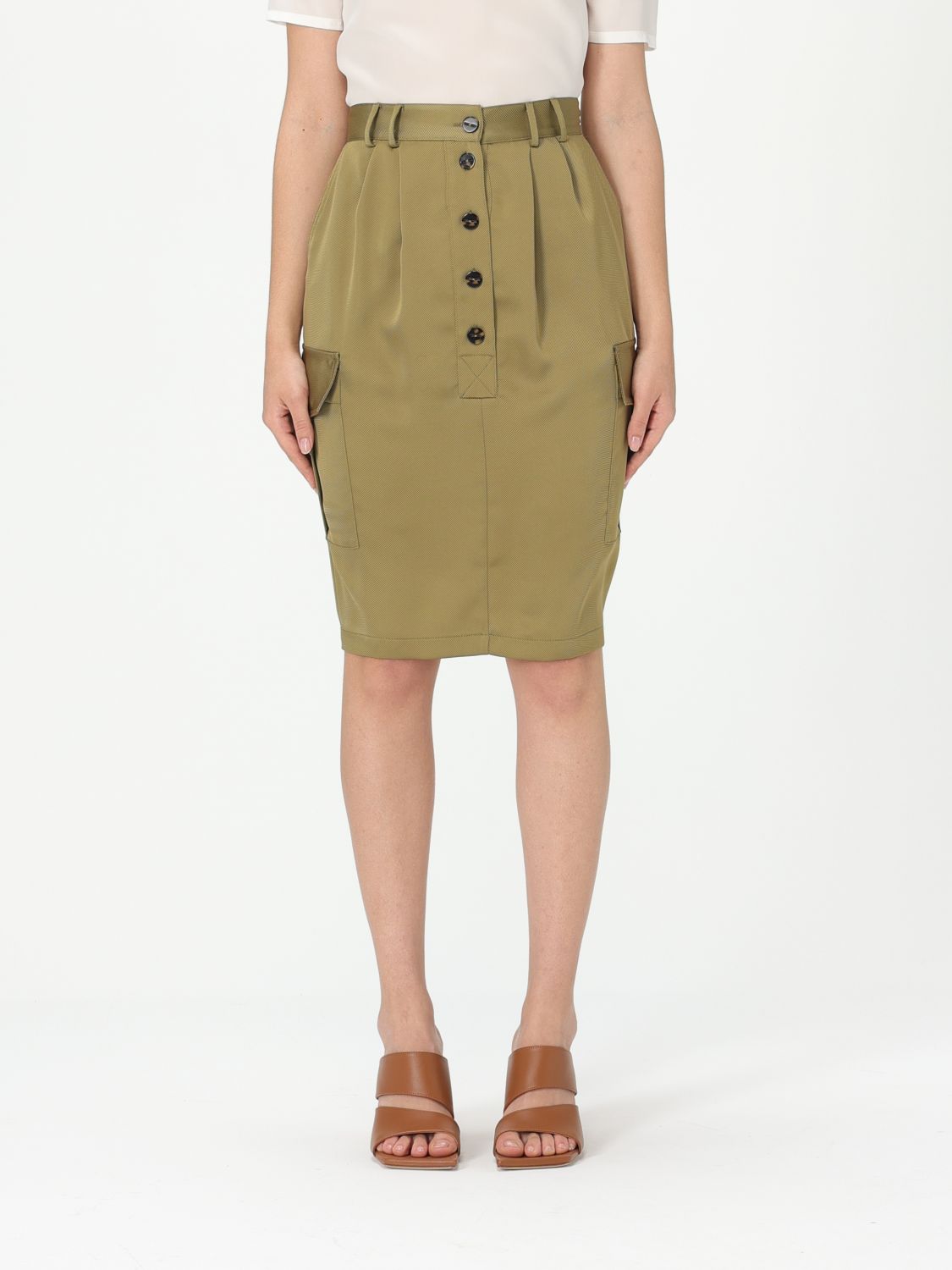 Skirt SIMONA CORSELLINI Woman color Green