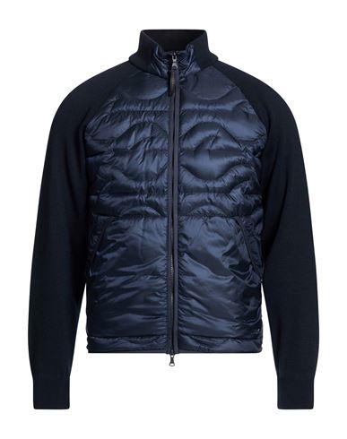 Man Puffer Navy Size L Virgin Wool, Acrylic