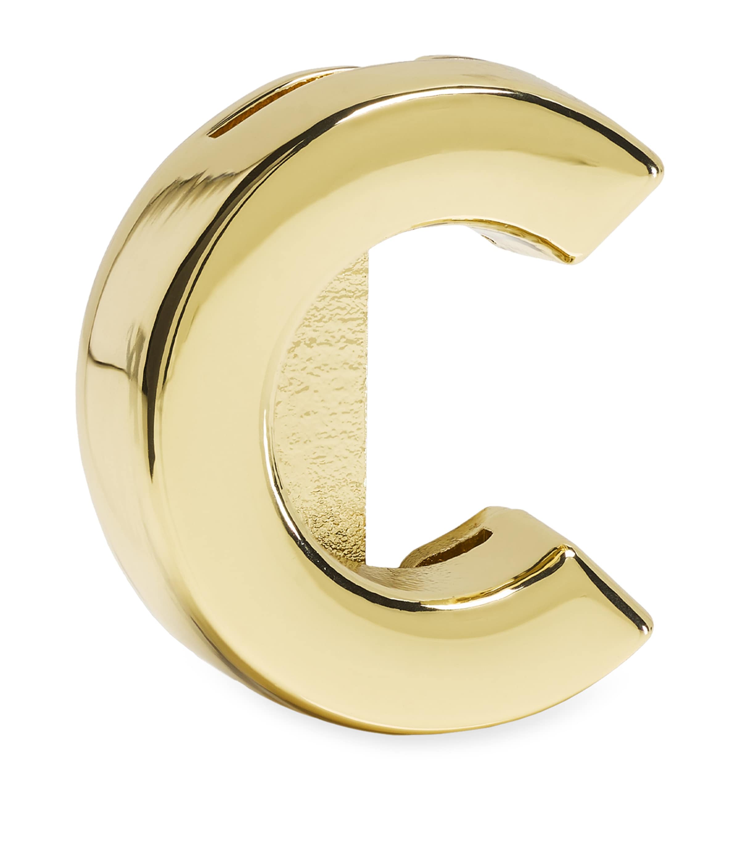 Gold-Plated C Notebook Charm