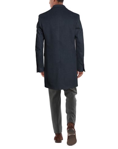 Man Coat Midnight blue Size 40 Polyester, Viscose