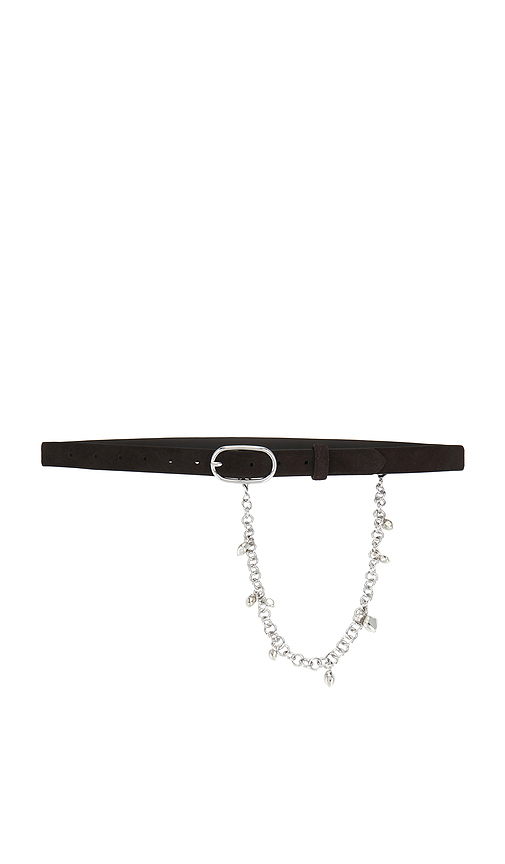 Bec + Bridge Naya Chain Belt in Charcoal. S/M. Also in