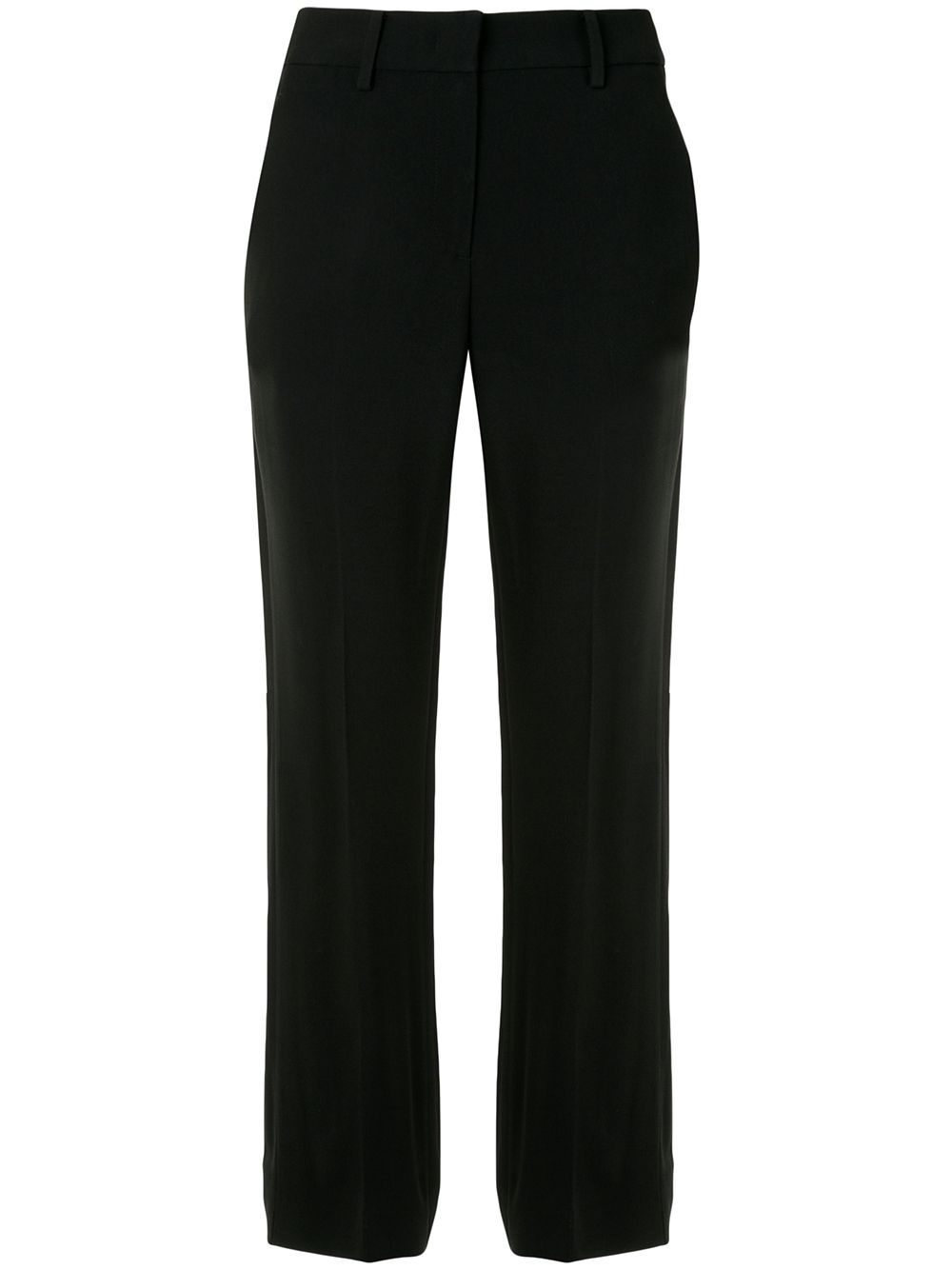 Cropped tailored trousers - Black