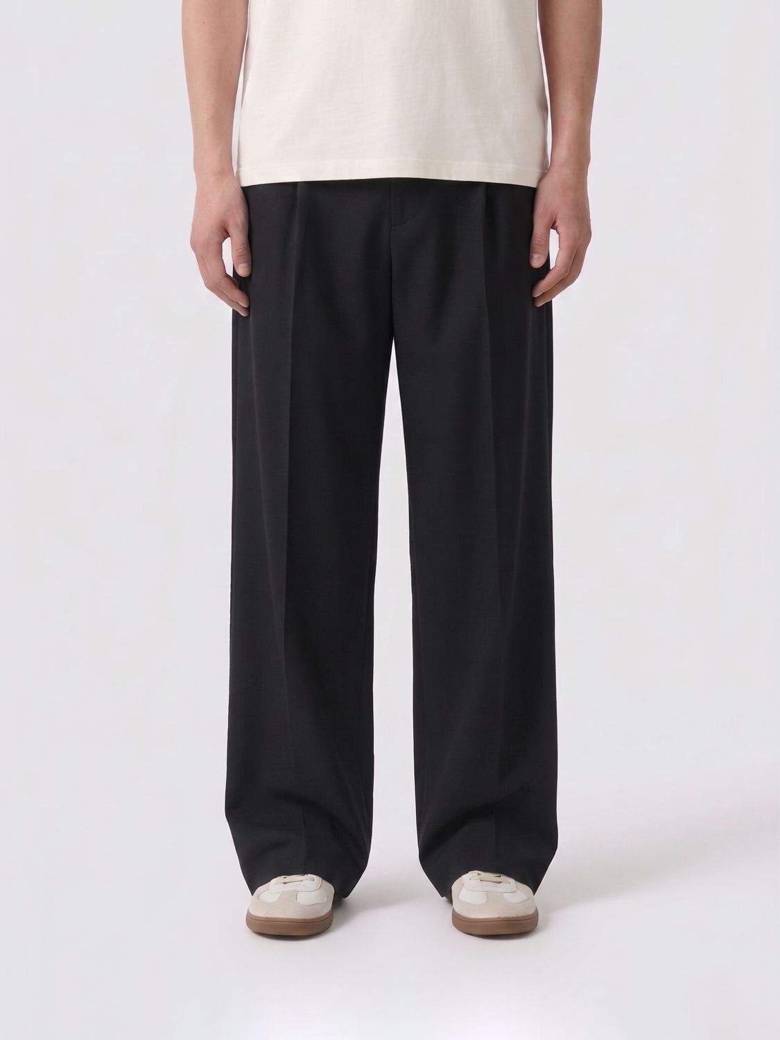 Pants Men color Black