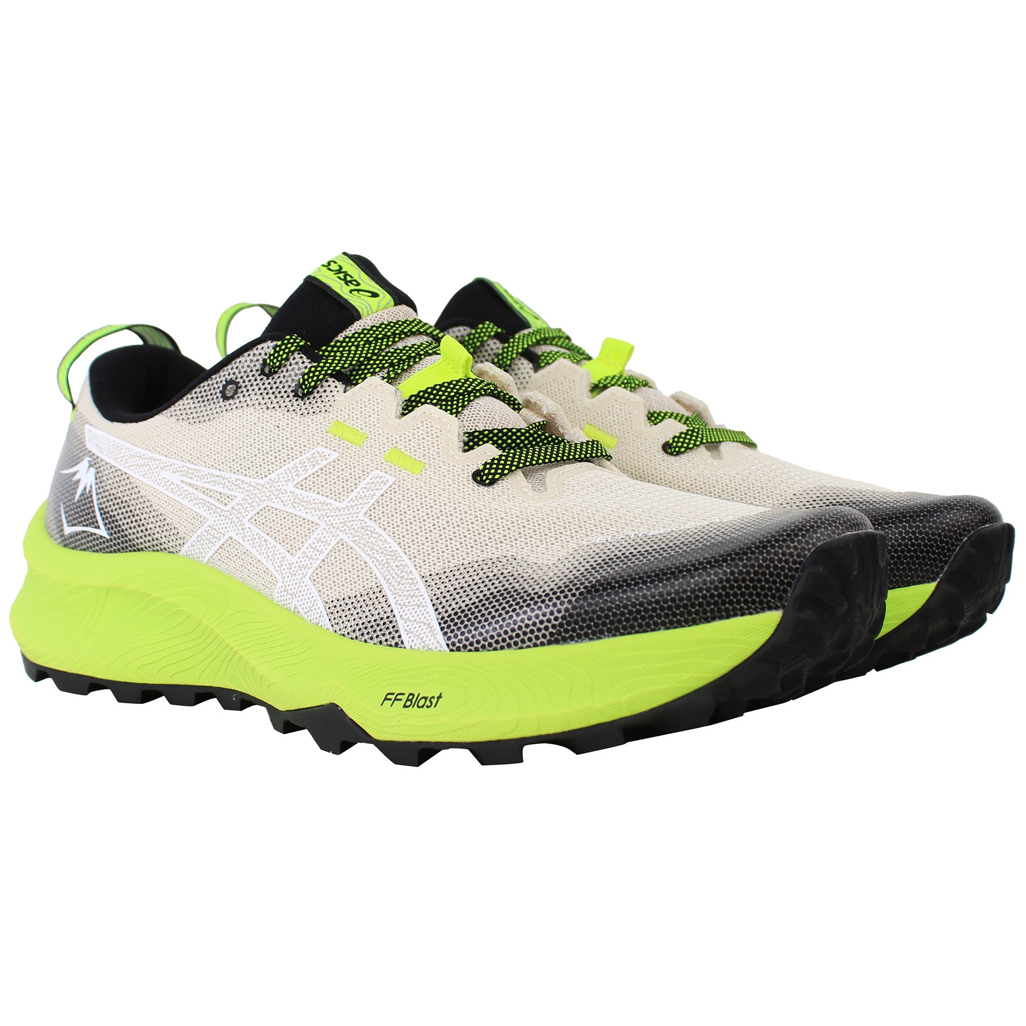 Asics Gel-Trabuco 12 Mens Grey Trail Running Shoes - White