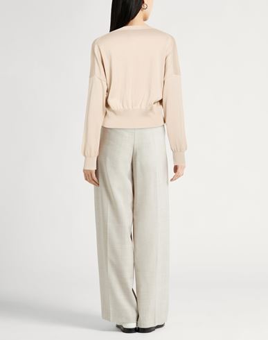 Collezione N_01 Woman Sweater Beige Size S Cotton