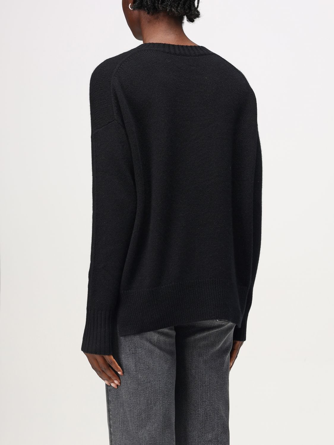 Sweatshirt Woman color Black