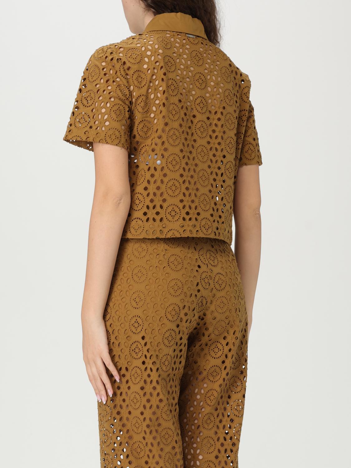 Pants LIU JO Woman color Camel
