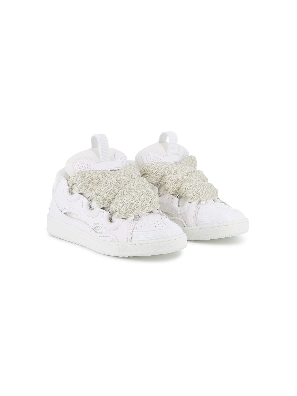 Panelled sneakers - White