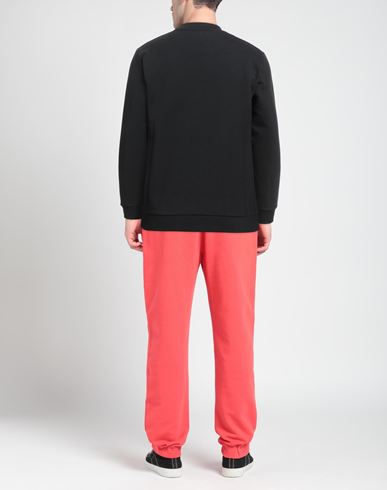 Bikkembergs Man Sweatshirt Black Size L Cotton, Elastane