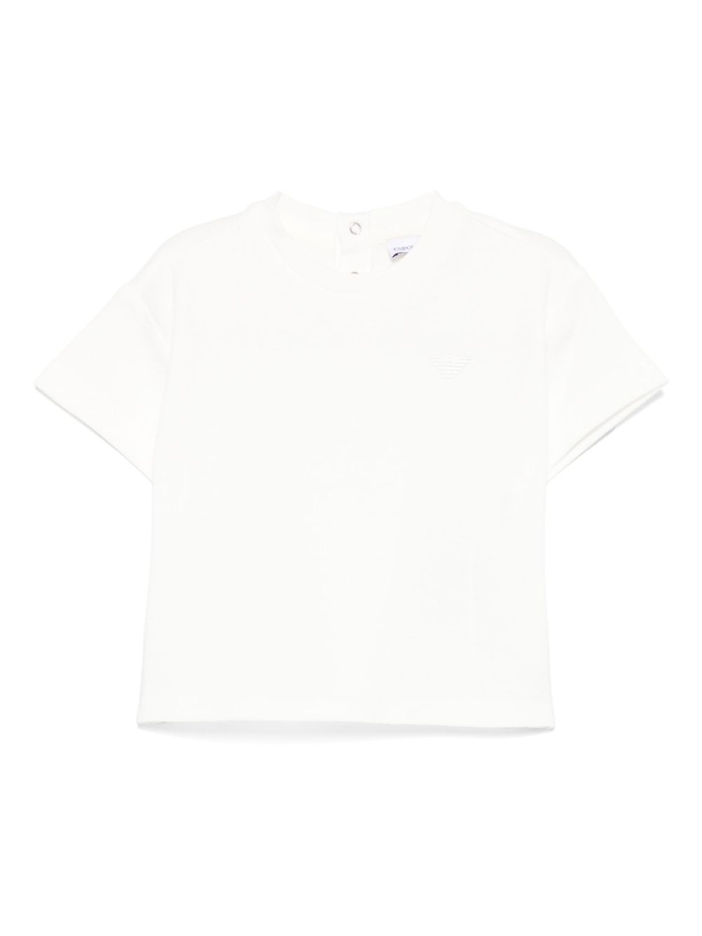 Logo-embroidered T-shirt - Blue