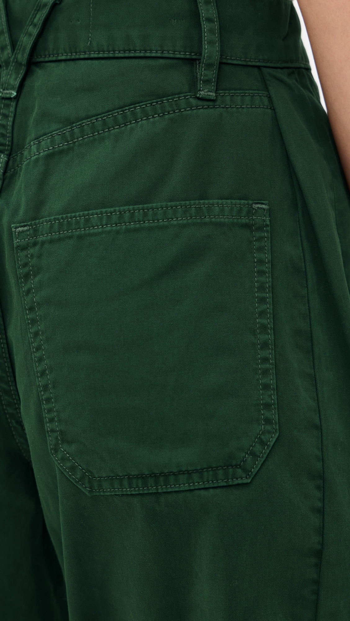 Sloan Barrel Leg Jeans Dark Hunter Green