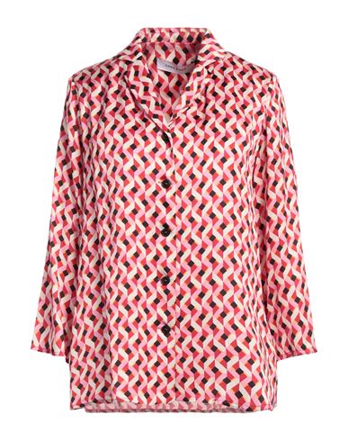 Woman Shirt Red Size 6 Viscose