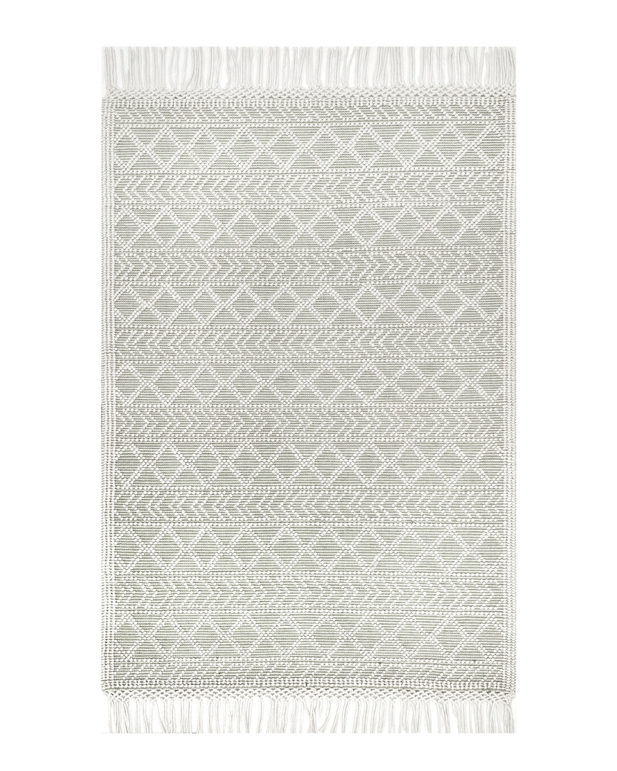 Tabatha Tassel Hand-Woven Wool-Blend Rug