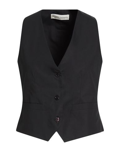 Garments Woman Tailored Vest Black Size 4 Cotton
