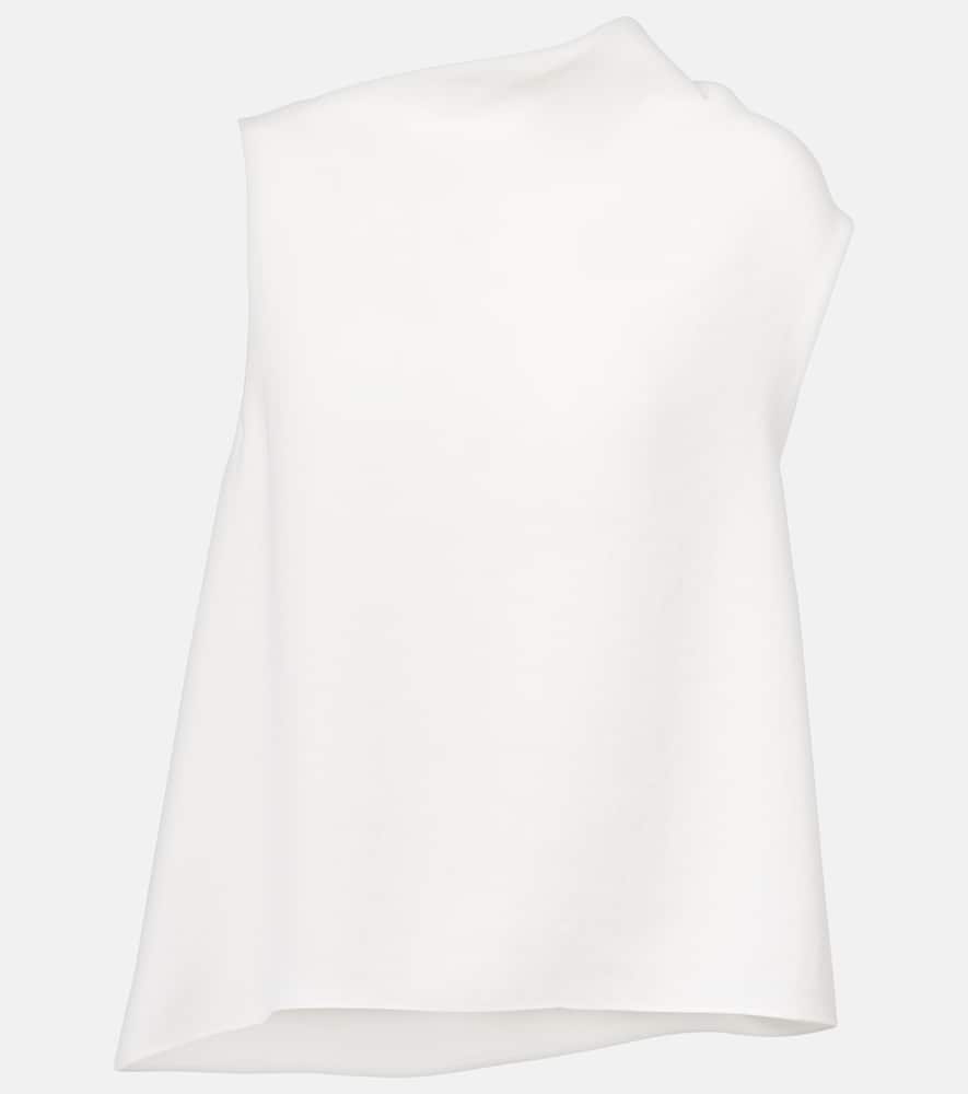 Asymmetric draped top