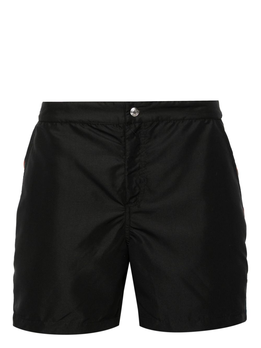 Stripe-detail swim shorts - Black