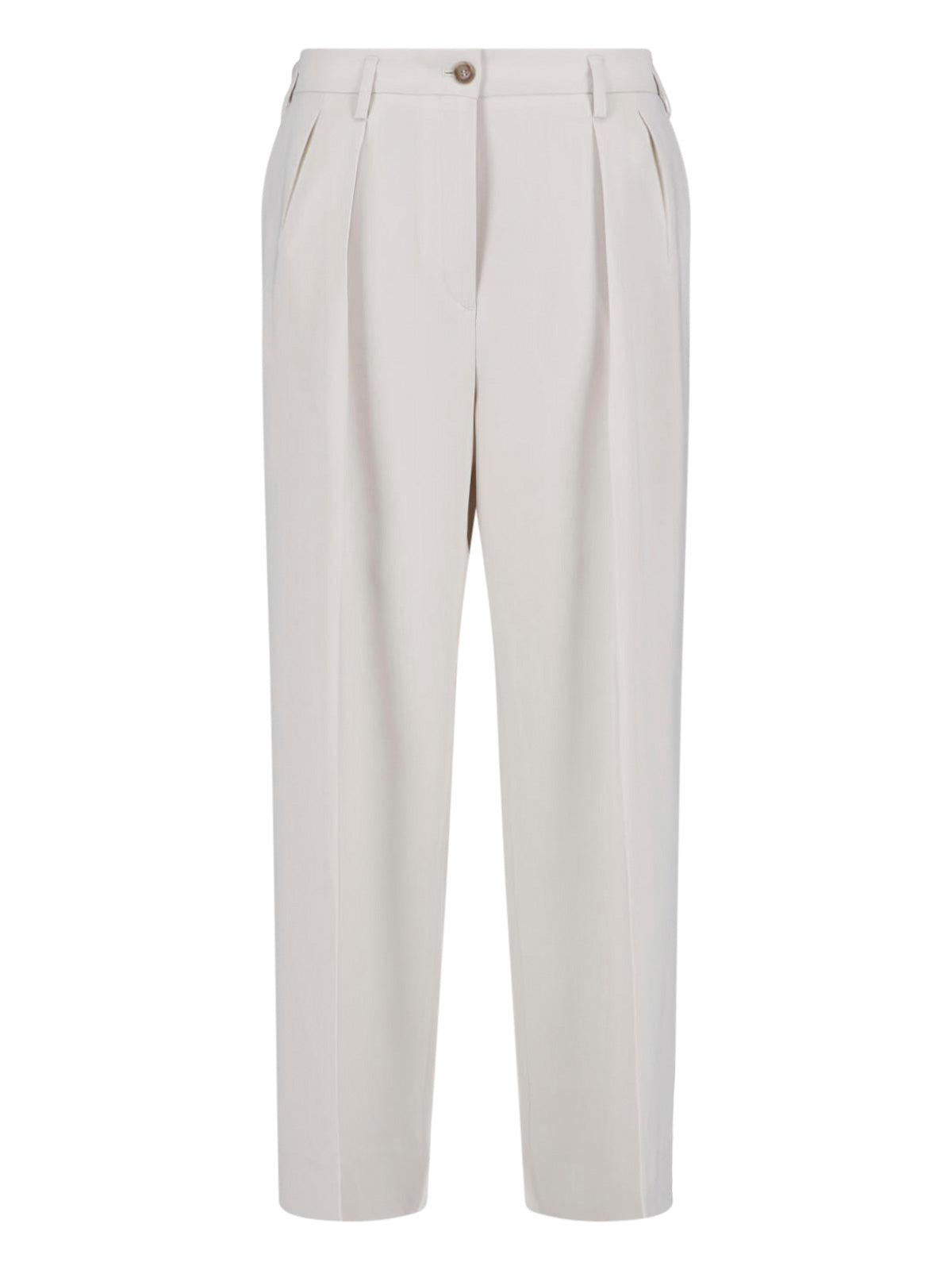 Elegant Tailored Trousers in Triacetate Blend