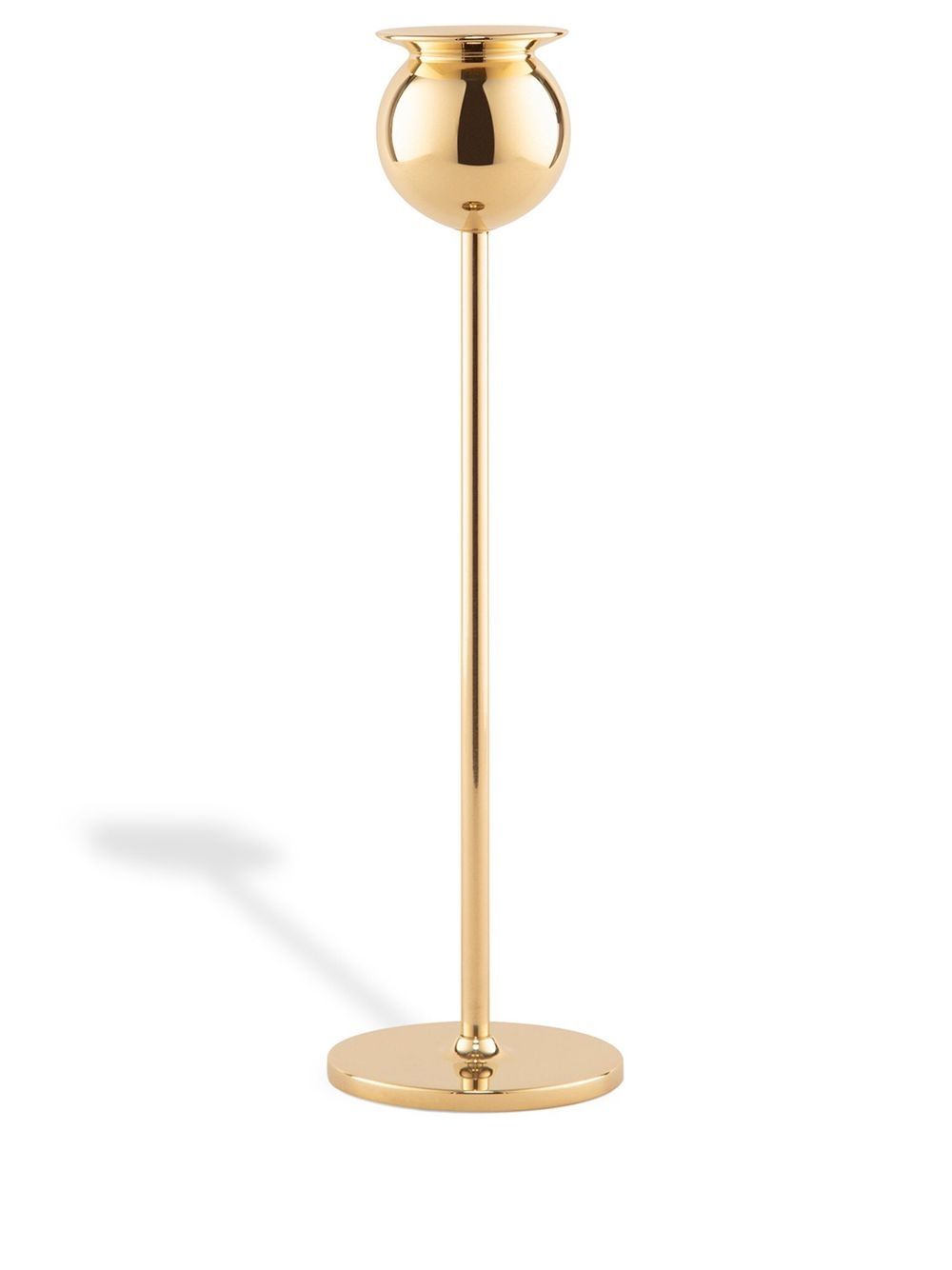 Tulip medium candlestick (21cm) - Yellow