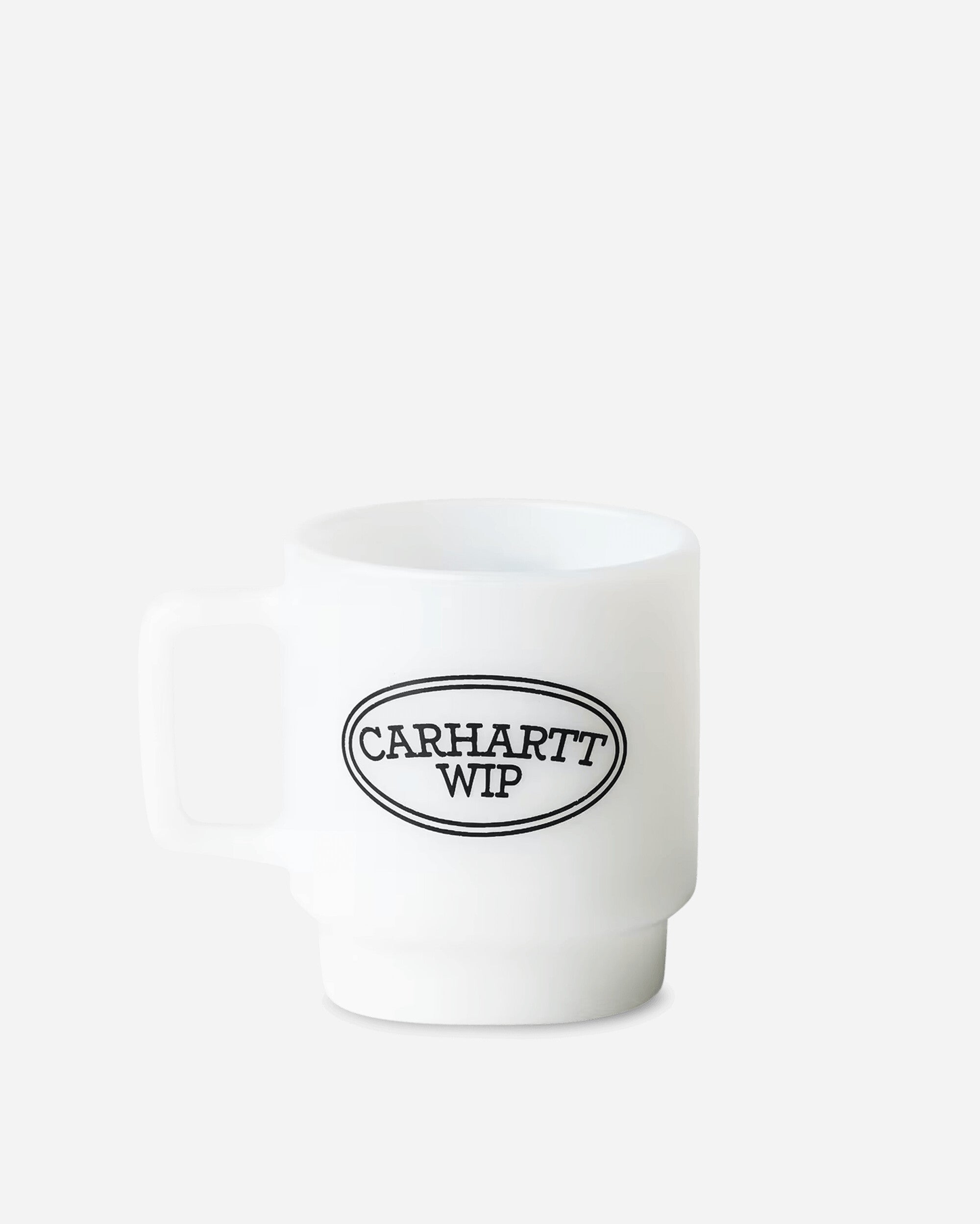 Hugging Cats Glass Mug White