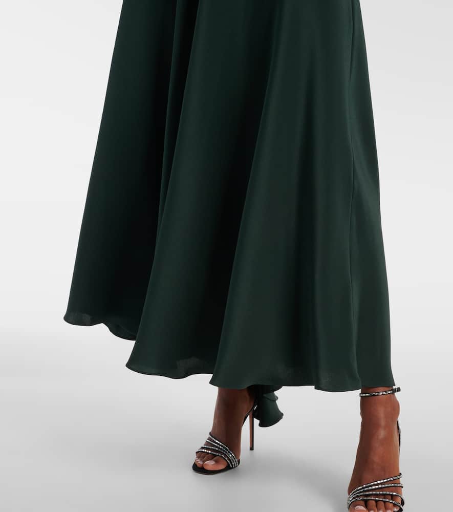 Silk charmeuse cocktail dress