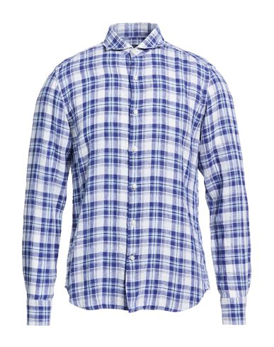 Man Shirt Blue Size 15 ¾ Linen