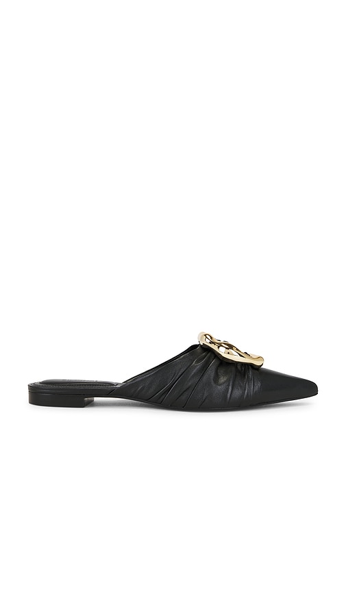 SIMKHAI Belle Leather Pointed Toe Mule in Black. -  39 also in 36, 37