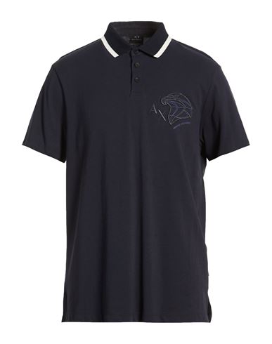 Man Polo shirt Navy Size S Cotton