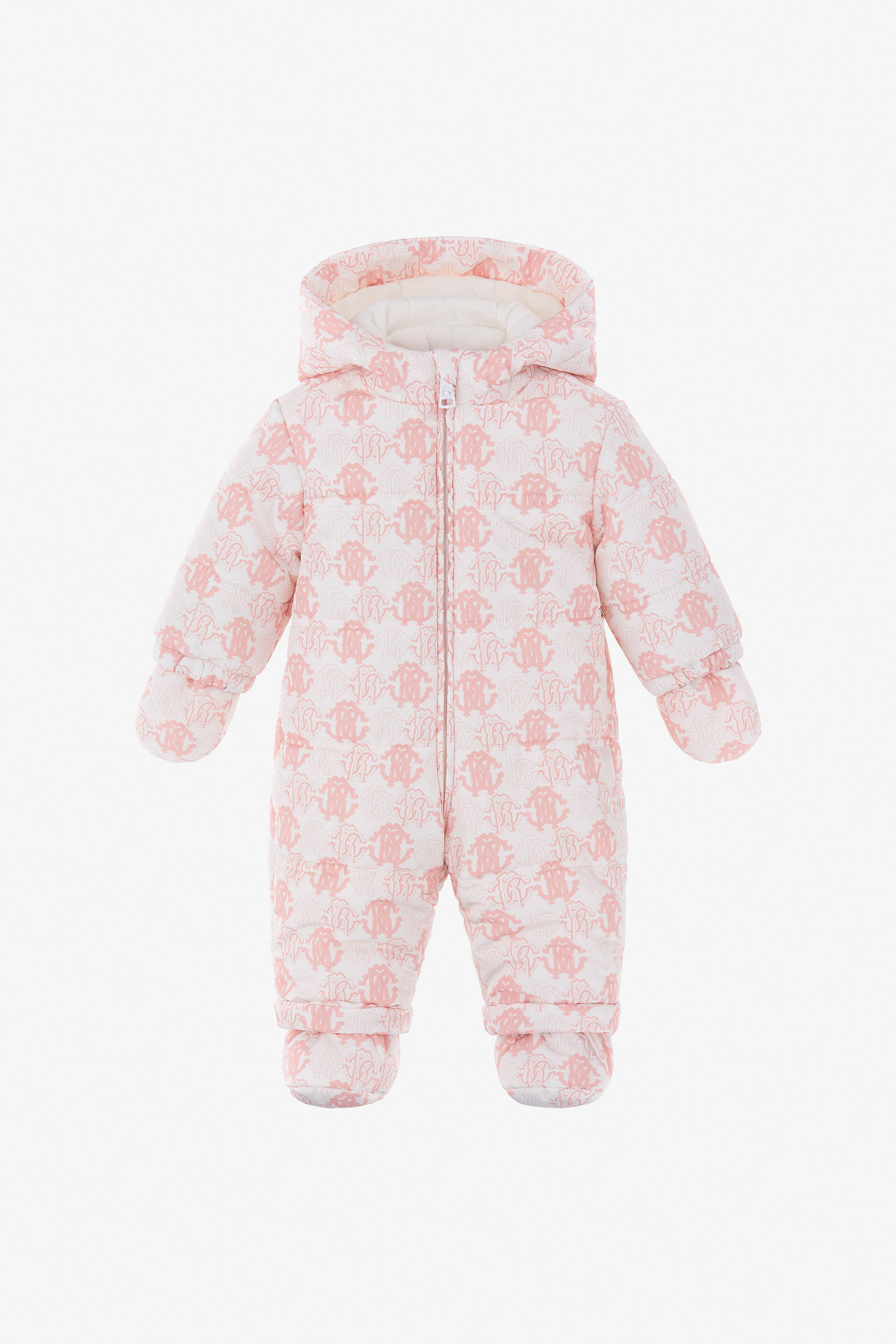 Rc Monogram-embroidery Babygrow Set