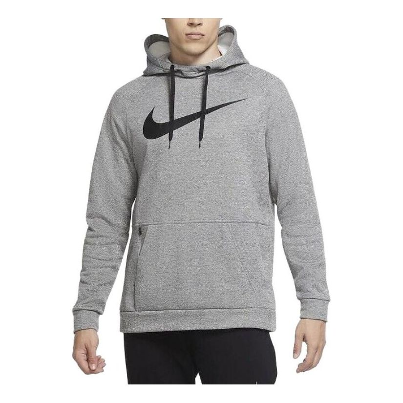 Therma Pullover Swoosh Training Hoodie 'Dark Grey Heather'