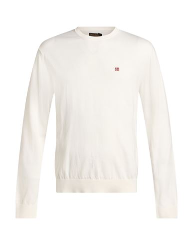 Man Sweater White Size XXL Cotton